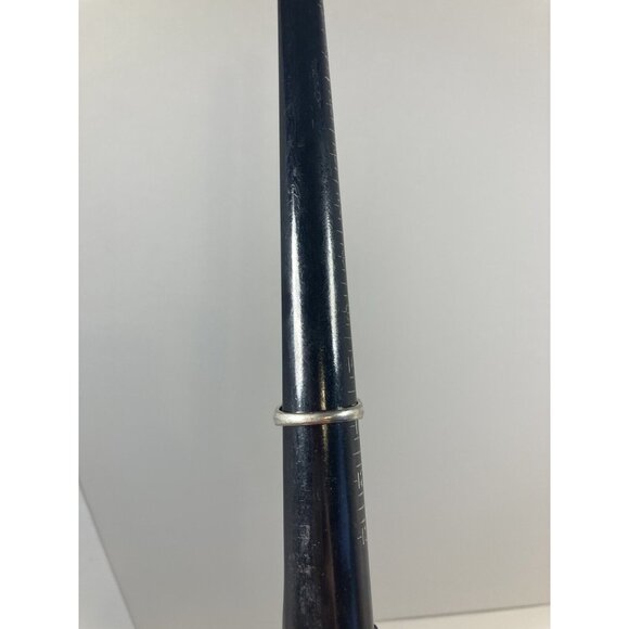 Vtg Western Ring Howlite Silver Tone Rectangle Unisex Ring Size 11 - Picture 5 of 6